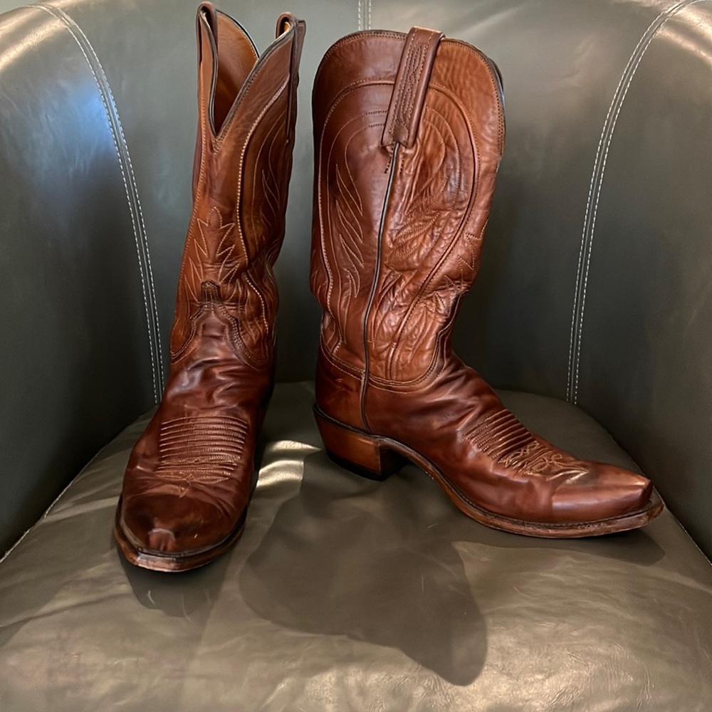 Lucchese 1883 Saddle Tan Boots